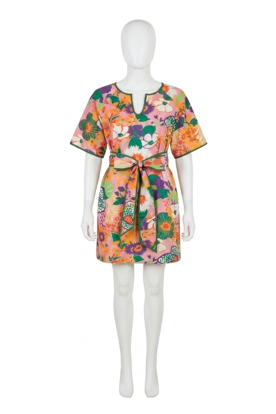 NEW FRANCES VALENTINE doris botanical dress in botanical